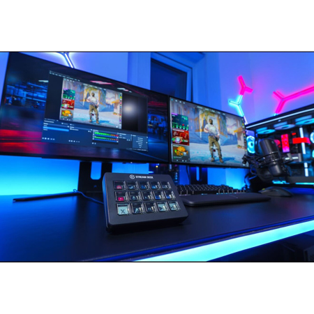 elgato STREAM DECK 10GAA9901 美品 Elgato Stream Deck MK.2 Scissor 15 Keys Control Pad, Black 10GBL9901
