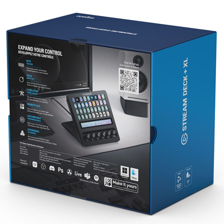 Elgato Stream Deck + XL Pro Control Surface with 36 Customizable