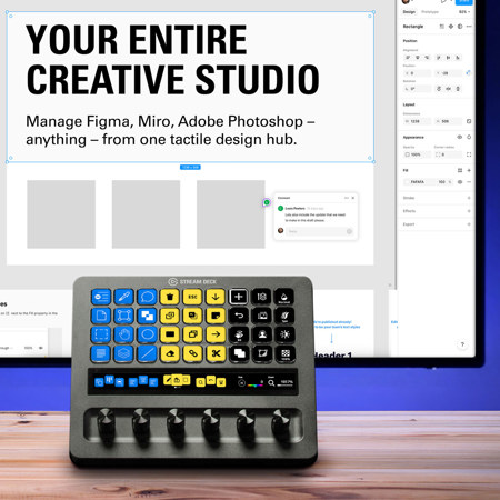 Elgato Stream Deck + XL Pro Control Surface with 36 Customizable