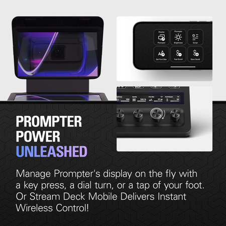 Elgato Prompter All-In-One Teleprompter with Built-In 9