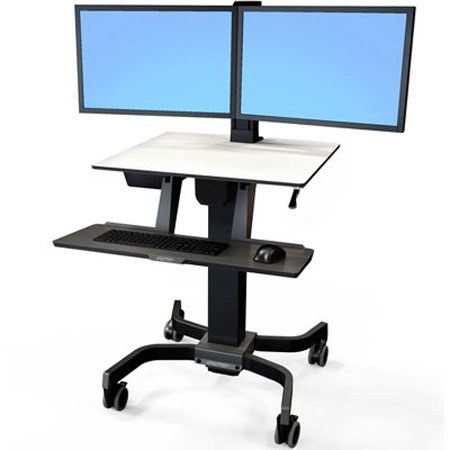 Ergotron WorkFit-C Dual Sit-Stand Workstation