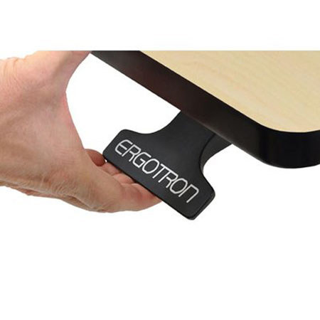 Ergotron WorkFit-D Sit-Stand Desk, Birch Surface