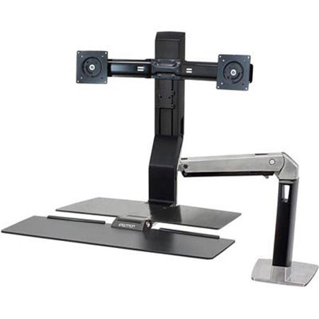 Ergotron WorkFit-A, Dual with Worksurface+