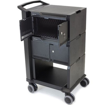 Ergotron Tablet Management Cart 32, Two Modules for iPad/iPod