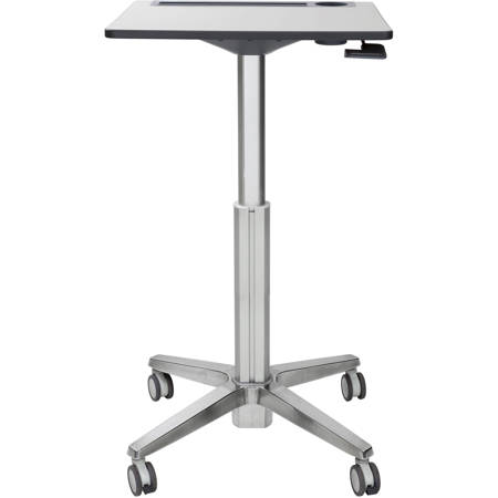Ergotron LearnFit Sit-Stand Desk, Short, White/Silver