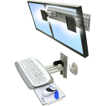 Ergotron Neo-Flex Dual Monitor Wall Mount