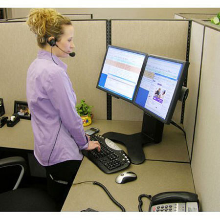 Ergotron LX Dual Display Lift Stand