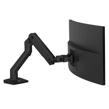Ergotron HX Desk Mount Monitor Arm, Matte Black