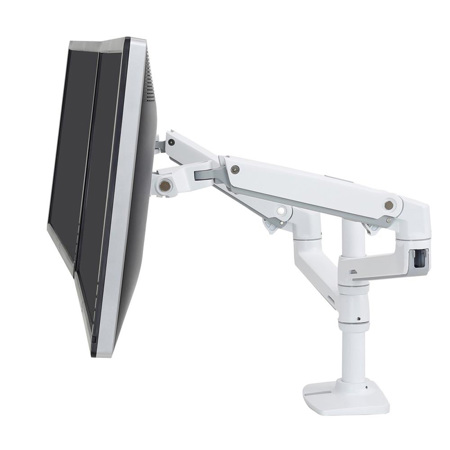 Ergotron LX Dual Stacking Monitor Arm, White