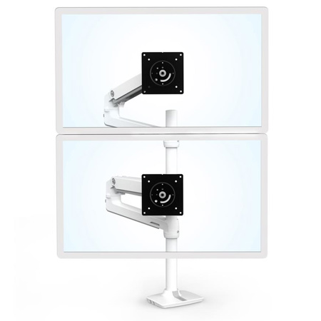 ergotron LX Dual Stacking Arm ホワイト Ergotron LX Dual Stacking Arm - Walmart.com