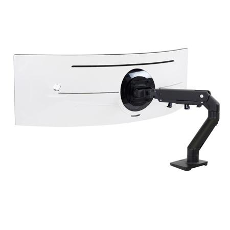 Ergotron HX Desk Mount Monitor Arm with HD Pivot, Matte Black