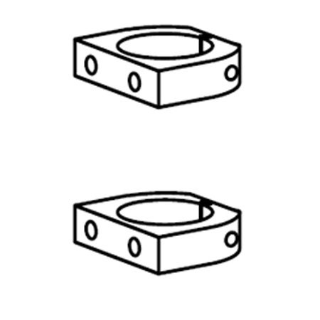 Ergotron Vertical 2" Pole Mount Bracket Kit
