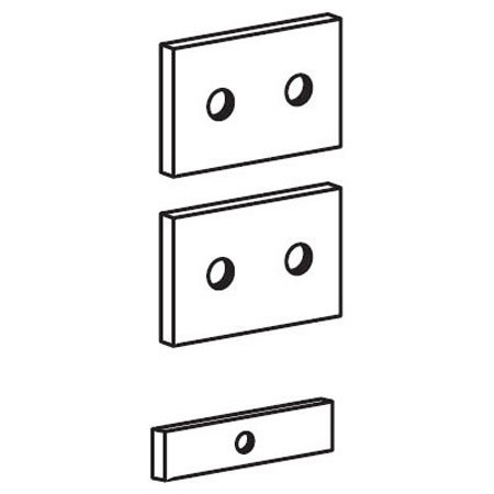 Ergotron Track Mount Bracket Kit for CPU Holders, Zinc