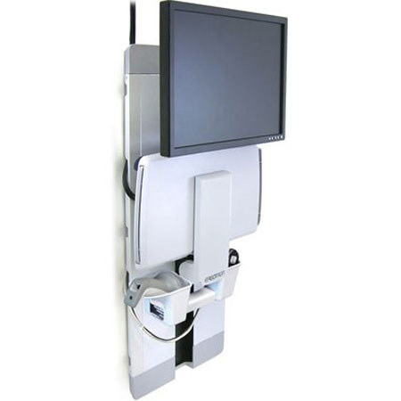 Ergotron StyleView Vertical Lift, Patient Room Version, White