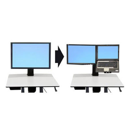 Ergotron Single HD Work Fit Convert-to-LCD & Laptop Kit