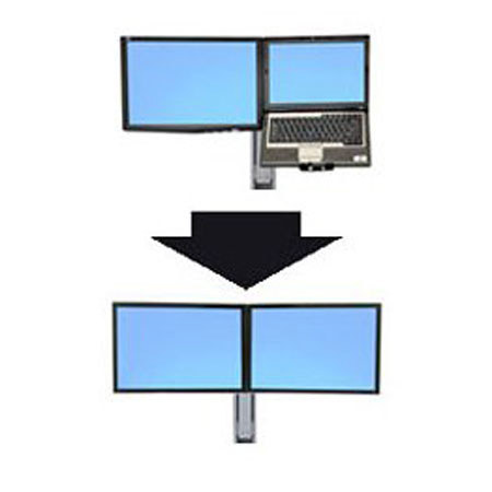 Ergotron WorkFit Convert-to-Dual Kit