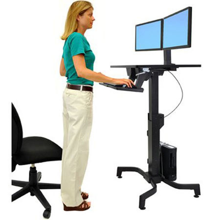 Ergotron WorkFit-PD Dual Monitor Kit