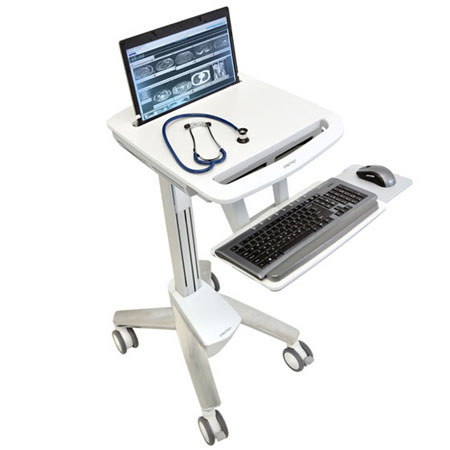 Ergotron SV40 StyleView EMR Laptop Cart, Non-powered