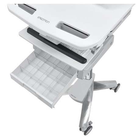 Ergotron StyleView Cart with LCD Pivot, 1 Drawer