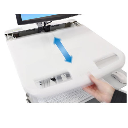 Ergotron StyleView Cart with LCD Arm, SLA Powered, 1 Drawer