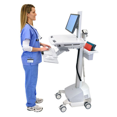 Ergotron StyleView EMR Cart with LCD Pivot