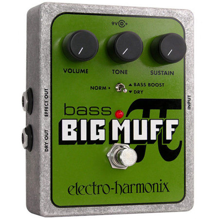 Electro-Harmonix Bass Big Muff Pi Fuzz/Distortion/Sustainer Pedal