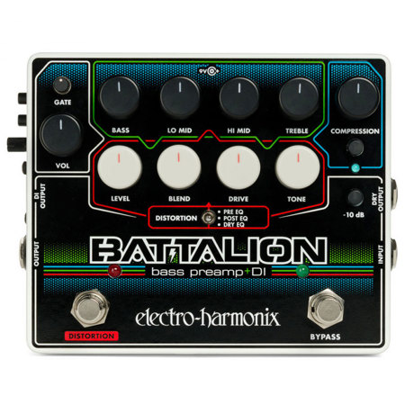 Electro-Harmonix Battalion Bass Preamp and DI Pedal