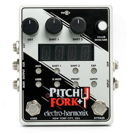 Electro-Harmonix Pitch Fork+ Polyphonic Pitch Shifter Pedal