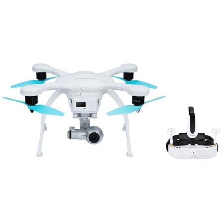 Ehang GhostDrone 2.0 VR Drone with 4k Ai Camera Gimbal and VR Goggles Controlled By iOS Phone White Blue