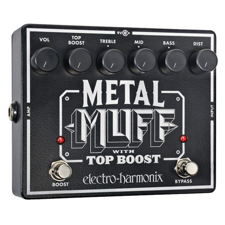 Electro-Harmonix Metal Muff Distortion Pedal with Top Boost
