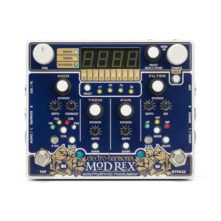 Electro-Harmonix Mod Rex Polyrhythmic Modulator Pedal