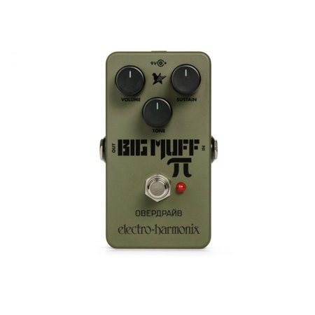 Electro-Harmonix Green Russian Big Muff Fuzz/Distortion/Sustain Effects Pedal