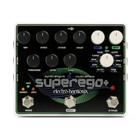 Electro-Harmonix Superego+ Synth Engine and Multi-Effects Pedal