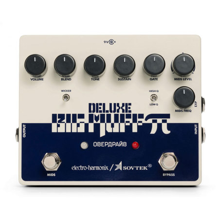 Electro-Harmonix Sovtek Deluxe Big Muff Pi Fuzz/Distortion/Sustainer Pedal