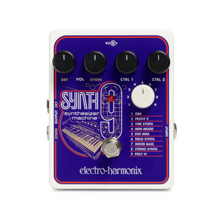 Electro-Harmonix Synth9 Synthesizer Machine for Electric Guitar and Bass