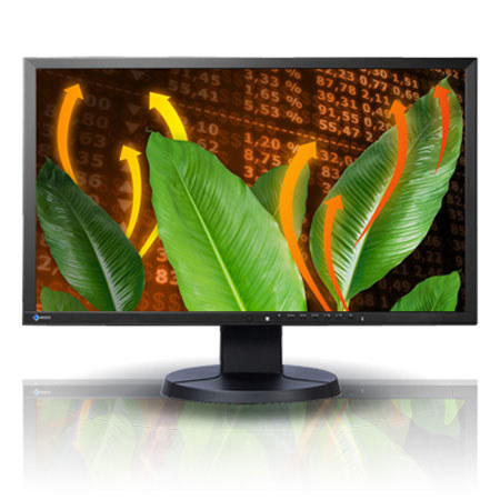 Eizo FlexScan EV2336WFS 23" 1080p LED IPS Monitor, FlexStand, Black
