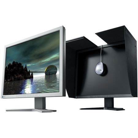 Eizo CG19 ColorEdge 19" Color TFT LCD Graphic Monitor without Hood, 1280 x 1024 Native Resolution, Color: Black, with Height Adjustable Stand
