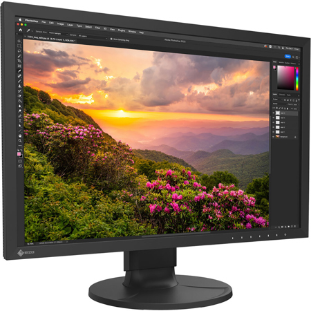 Eizo ColorEdge CS2400S 24.1" 16:10 WUXGA IPS LED Monitor with EX4 Color Calibration Sensor, Black