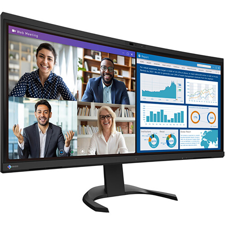 Eizo FlexScan EV3450XC 34.1" 21:9 UWQHD Curved IPS LED Monitor, Black