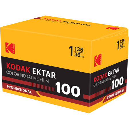Kodak Professional Ektar 100 Color 135 Negative Roll Film, 36 Exposures