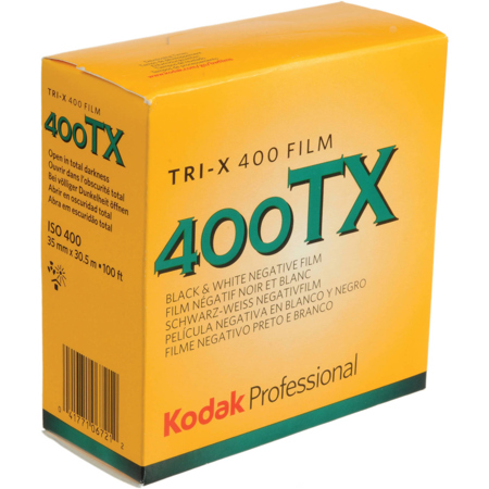 Kodak TRI-X 400 Black and White 35mm Negative Roll Film, 100' Roll