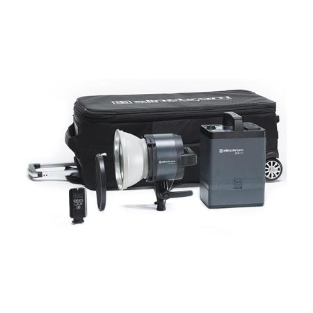Elinchrom ELB 1200 Pack Pro To Roll Kit, Includes Pro Flash Head, EL-Skyport Transmitter Plus, Grid Reflector, Li-Ion Air Battery, Umbrella Shallow, Rolling Case