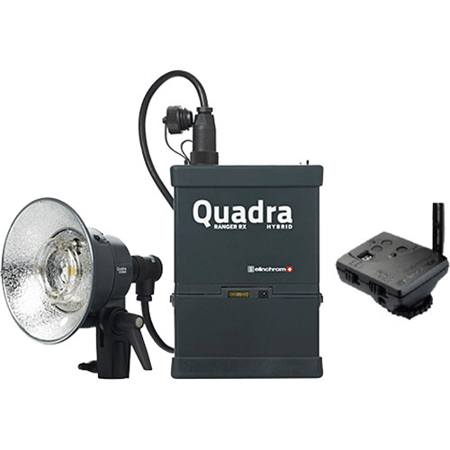 Elinchrom Quadra Hybrid Living Light Kit with Lead-Gel Battery, RQ Hybrid Standard Head and Skyport SPEED Transmitter