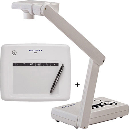 Elmo 1306-7 CO-10 Document Camera, CRA-1 Tablet Bundle