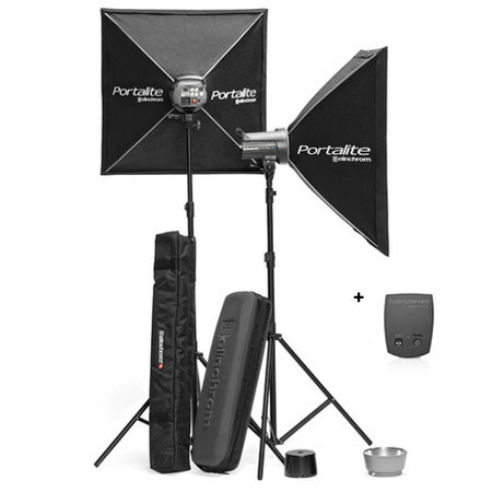 Elinchrom 20814KIT D-Lite 2 it 200ws 2-Light To Go Set