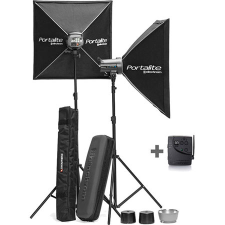 Elinchrom D-Lite RX 2 - 2x Head Portalite To Go Kit