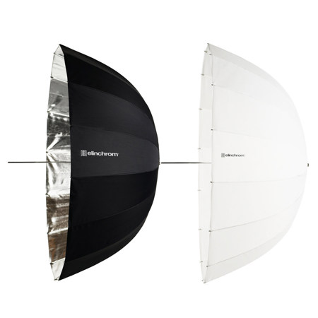 Elinchrom Umbrella Portrait Kit, 41" Deep Silver & 41" Deep Translucent Umbrella