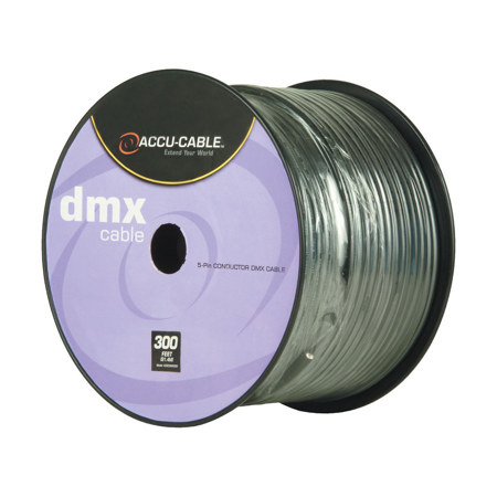 Elation Accu-Cable 300' Bulk Spool 5-Pin Conductor DMX Cable