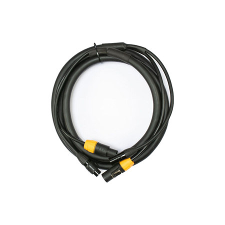Elation Accu-Cable 12' 5-Pin DMX IP65 Locking Power Link Combo Cable