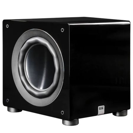 ELAC Varro Dual Reference DS1200 12" 1200W Powered Subwoofer, Gloss Black